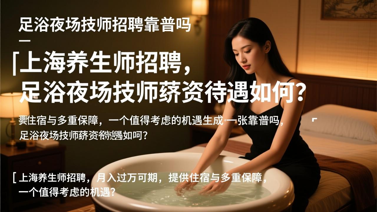 足浴夜场技师招聘靠谱吗,足浴夜场技师薪资待遇如何?『上海养生师招聘,月入过万可期,提供住宿与多重保障,一个值得考虑的机遇 足浴夜场技师招聘靠谱吗,足浴夜场技师薪资待遇如何?『上海养生师招聘,月入过万可期,提供住宿与多重保障,一个值得考虑的机遇
